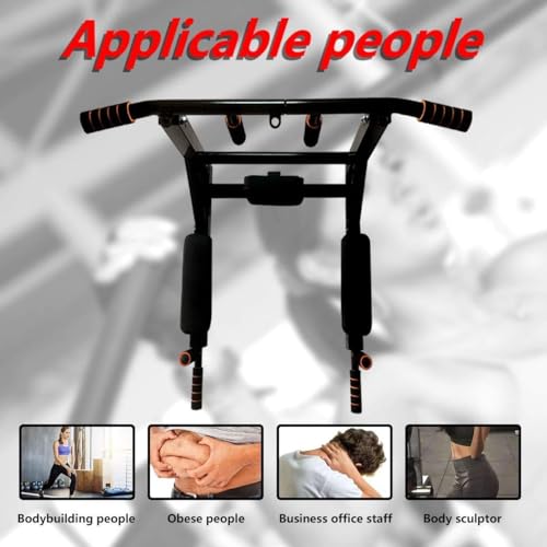 BDL Wall Mounted Pull Up Bar Multifunctional Chin Up bar for Home Gym - color: Wall Mount Pull Up Bar