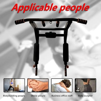 BDL Wall Mounted Pull Up Bar Multifunctional Chin Up bar for Home Gym - color: Wall Mount Pull Up Bar