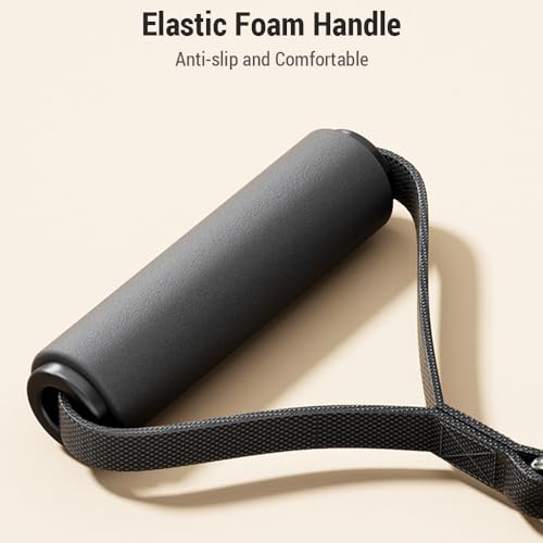 Fitness Pump Adjustable Resistance Band 3 to 17kg Home Exercise Equipment Portable Cable Machine for Arms Legs Chest for Home Training Gym