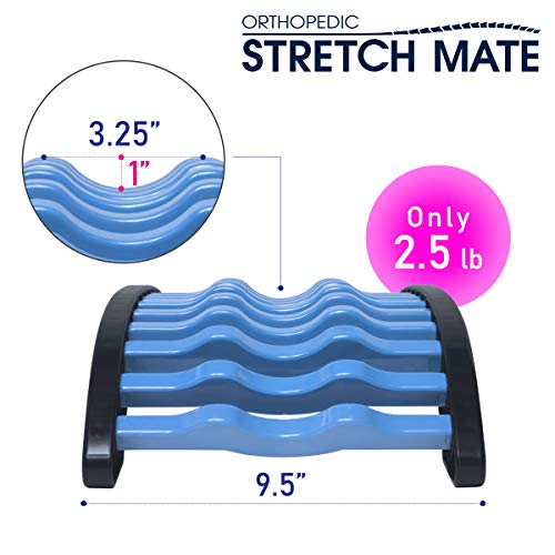 U.S. JACLEAN Orthopedic Back Stretching Support Stretch Mate for Back and Sciatica Pain with Cushion Pad