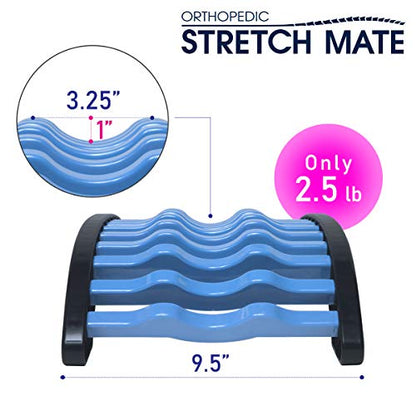 U.S. JACLEAN Orthopedic Back Stretching Support Stretch Mate for Back and Sciatica Pain with Cushion Pad