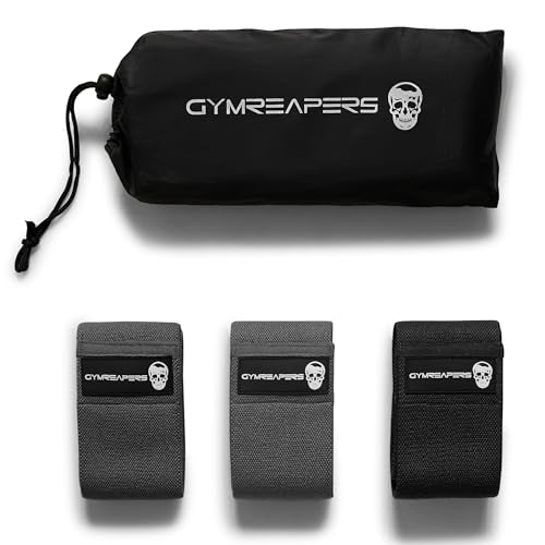 Hip Bands for Booty Workouts | Non Slip Fabric Band Set with 3 Levels - Resistance Bands for Legs & Hip - for Men & Women