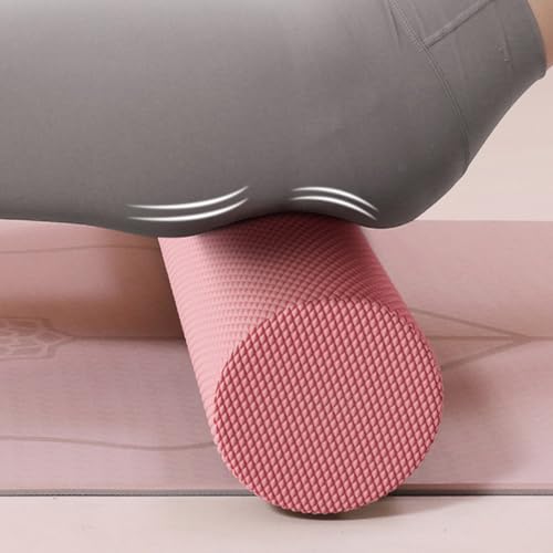 Foam Yoga Column, 2026 Upgrade Eva Long Foam Rollers with Trigger Point, Standard Foam Roller High-Density Massage Roller for Home Gym Travel Muscle Relif (Pink) - color: Pink