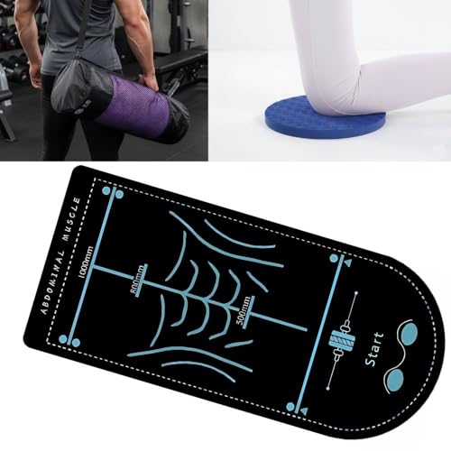 Ab Roller Mat & Knee Pad Set – Thick Non-Slip Foam Knee Pads for Ab Wheel Workouts, Arch-Shaped Exercise Pad Protects Knees & Floor, Core Training Home Gym Equipment, 2 Pack