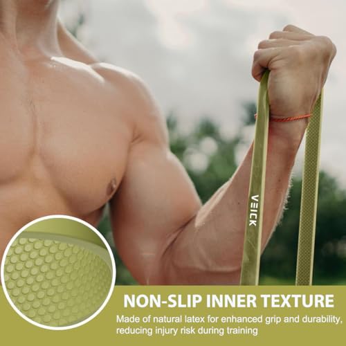 VEICK Pull Up Assist Resistance Bands for Home Gym - color: Green Set of 5