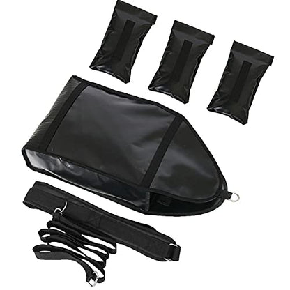 Running Weight Bag Speed Training Sandbag Adjustable Weight Sled Running Training Used for Speed Training for Sprinters with 3 Weight Sandbags