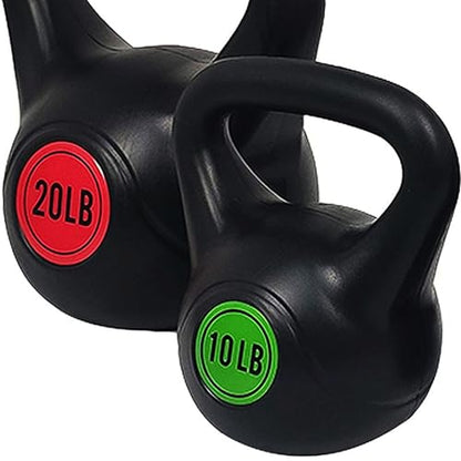 BalanceFrom Kettlebell Sets 30lbs, 45lbs, 50lbs, 75lbs 3 or 4 Piece Strength Training Kettlebells Weight Set, Multiple Sizes - style: 50 lbs Set