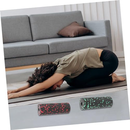 Toddmomy 2Pcs Compact Yoga Column Foam Roller for Muscle Relaxation Travel Size Hollow Massage Roller Deep Tissue Leg for Fitness and Workout