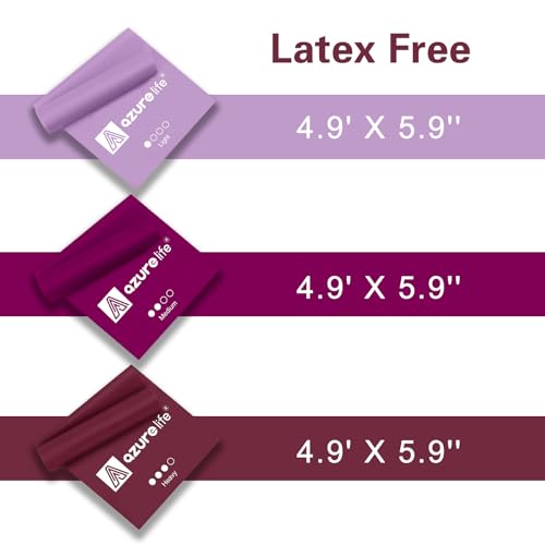 Resistance Bands,Professional Long Non-Latex Elastic Stretch Bands,Exercise Bands for Physical Therapy, Yoga, Pilates, Rehab, at-Home or The Gym Workouts, Strength Training