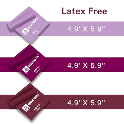 Resistance Bands,Professional Long Non-Latex Elastic Stretch Bands,Exercise Bands for Physical Therapy, Yoga, Pilates, Rehab, at-Home or The Gym Workouts, Strength Training