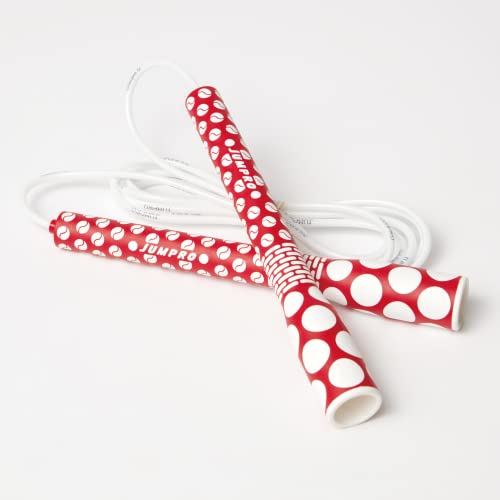 Skipping Jump Rope for Fitness Workout - Light Weight, Adjustable, Tangle Free, Excellent line control for Cardio Boxing, CrossFit, Training Exercise All Ages and Gender ( Special Luxury, KA-220, Made in Korea) - color: Red (Taegeuk, UA700)