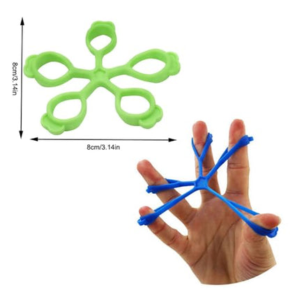 3 Pack Finger Stretcher Finger Exerciser Hand Strengthener Grip Strength Trainer Hand Resistance Bands Finger Extension Elastic Rings Hand Strengthening Extensor 7LB 9LB 11LB Set