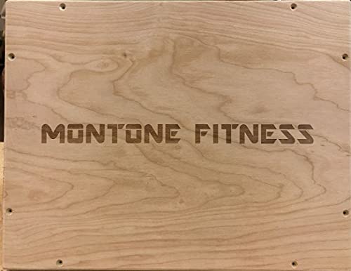 3 in 1 Plyometric Box: 14"x16"x18" Flatpack. Custom laser text and LOGO laser engraving options.