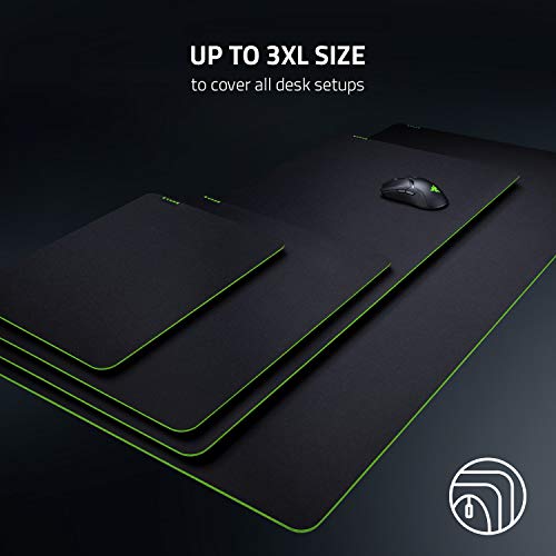Razer Gigantus V2 Cloth Gaming Mouse Pad (Large), Thick, Classic Black - color: Classic Black, size: Large