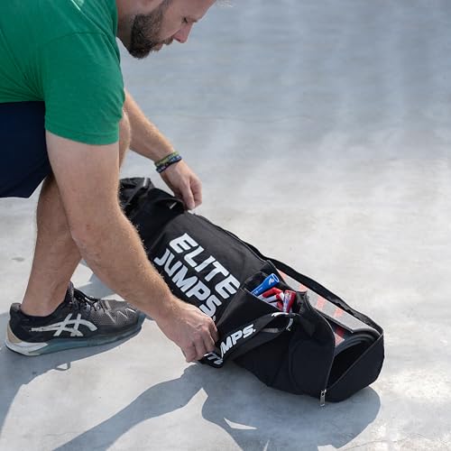 EliteSRS Jumps Premium Jump Rope Mat - Large Format Non Slip Mat - Home Workout Exercise Mat - Suitable for All Surfaces - size: Mat with Bag