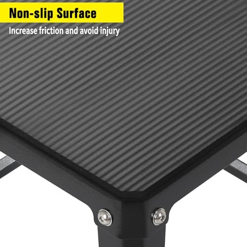 Plyometric Boxes for Jumping - color: Black, size: 12/18/24 inch