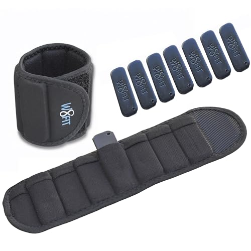 W8FIT Adjustable Wearable Wrist Arm Weights for Walking, Fitness, and Physical Therapy - size: MEDIUM 3 LBS PAIR (1.5 LB each)