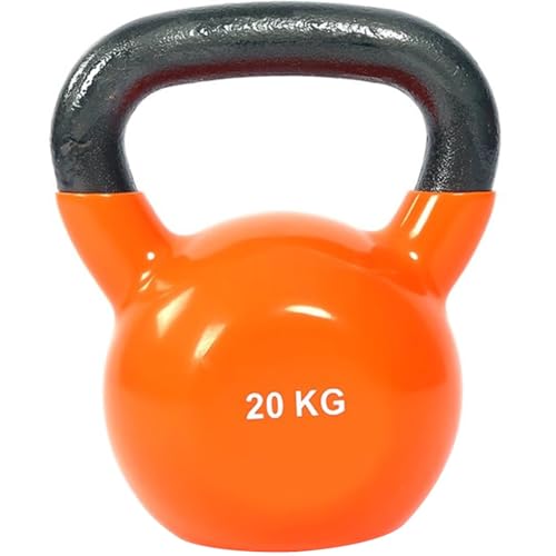 Kettlebell Weights Women's Fitness Shaping Kettle Bells, Home Squat Exercise Kettle Ball, Vest Line/Peach Buttocks, Create A Perfect Body Curve(Orange-20kg) - color: Orange-20kg