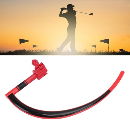 FILFEEL Swing Posture Trainer Rubber Curved Swing Training Stick for Beginners – Grip, DualColor Visual Guidance, Portable Plane Aid – 10.24 X 7.48 X .97 Inches