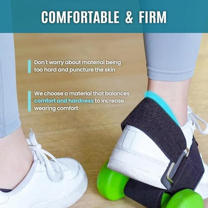 Dumbbell Foot Attachment for Leg Workout, Dumbbell Attachment Straps, Tibialis Trainer, Ankle Straps for Dumbbells, Dumbbell Foot Strap for Weight Lifting,Shin Splint,Hamstring Curls,Leg extensions - style: Style B
