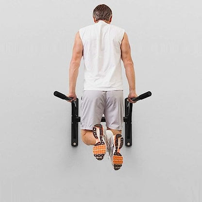 Wall Mounted Pull Up Bar, Heavy Duty Chin Up Bar Wall Mount, Strength Training Pull-UP Bars, Suitable for Home Gym Indoor Outdoor, Max Weight 660 LBS