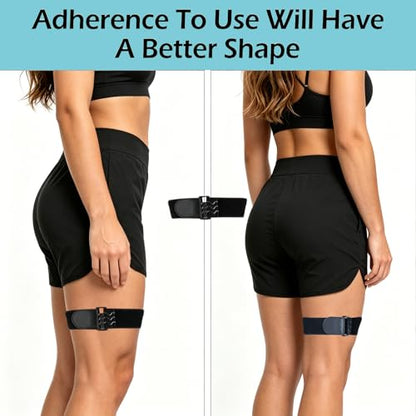 2 Pcs Occlusion Bands BFR Bundle for Women Adjustable Best Fabric Blood Flow Restriction Booty Bands for Glutes, Hip Building, Squat, Thigh & Legs