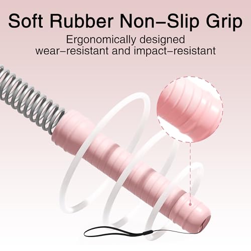 2Pcs Weighted Ropeless Battle Ropes, Heavy Duty Portable Cordless Battle Ropes for Home Gym with Poster, Workout Exercise Rope for Strength Building, HIIT and Low-Impact Aerobic Training for Men & Women