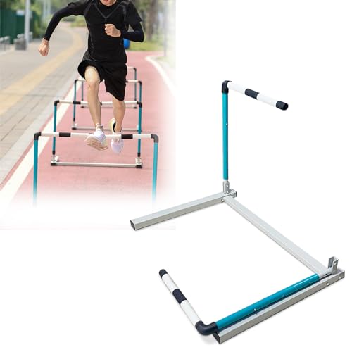 KEULEN Hurdle Set, Agility Training Hurdle Frame, Separate Design, 5 Levels of Height Adjustment, 180° Rotation, Foldable for Easy Storage, Sports Fitness Equipment | Football Training Equipment