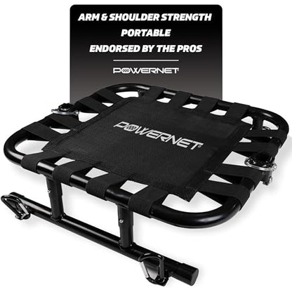 PowerNet Baseball Softball MaxControl Trampoline, Increase Posterior Shoulder Strength, Improve Arm Health, Folds for Easy Storage and Portability