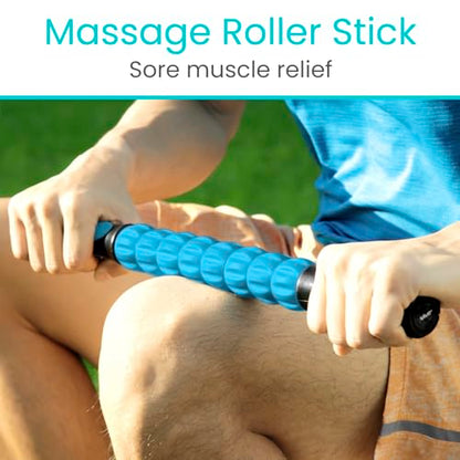 Vive Massage Stick Roller for Muscle, Back, Legs - Deep Tissue Body Fascia