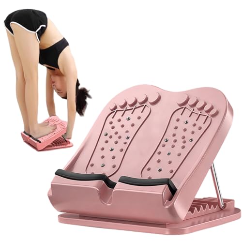 Calf Stretcher Slant Board 13-Level Adjustable Foldable Stretching Ramp with Magnets for Plantar Fasciitis Achilles Stretch, Style-1 - color: Style-1