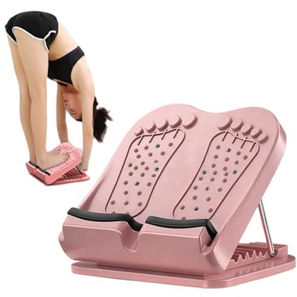Calf Stretcher Slant Board 13-Level Adjustable Foldable Stretching Ramp with Magnets for Plantar Fasciitis Achilles Stretch, Style-1 - color: Style-1