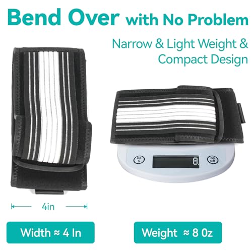 Lightweight Back Brace for Lower Back Pain Under Clothes - Relief from Sciatica, Hip and Spine Pain - Breathable & Adjustable Lumbar Support Belt for Home, Work and Exercise - Suitable for Women&Men - size: Medium