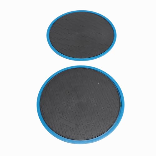 2 Core Sliders, Dual Sided Discs for Full Body Workout at Home or Gym, with Compact Design for Most Surfaces