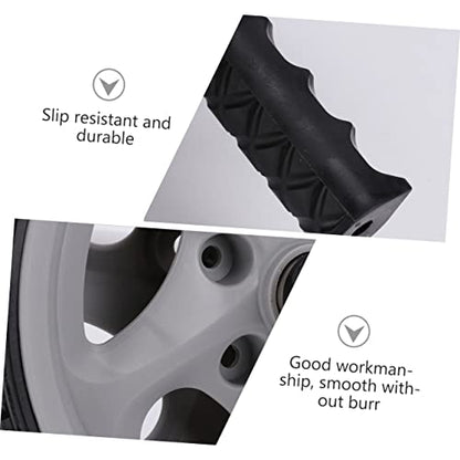 Portable Dual Wheel Ab Roller Multifunctional Home Fitness Equipment Ergonomic Handles Knee Pad for Men and Women for Abdominal Exercise and Stomach Strengthening