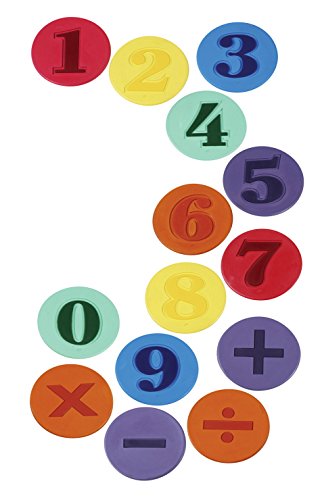 Sportime Poly Numbered Spots, Assorted Colors (Set of 14)