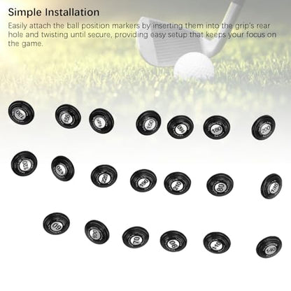 SUNGOOYUE Golf Club Distance Markers, 20 Pack Easy Install Golf Ball Makers Reference for Golfers & Training Sessions