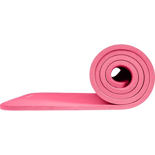 Retrospec Solana Yoga Mat Thick 1/2in Non-Slip Workout Mat with Nylon Strap - 72x24in Exercise Mat for Pilates, Stretching & Fitness - BPA Free, Easy Clean