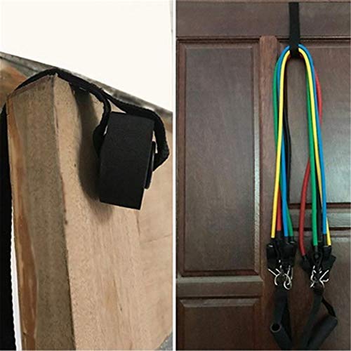 Home Fitness Equipment Pull Rope Sports Resistance Band Door Anchor Fixer Sponge Elastic Band Foam Door Clamp