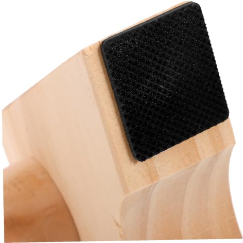 Totority 2pcs Wooden Parallettes Bars Non- Base for Push-ups and Exercise Handles for Strength Training and Calisthenics Compact Design for Home Fitness for Men and Women
