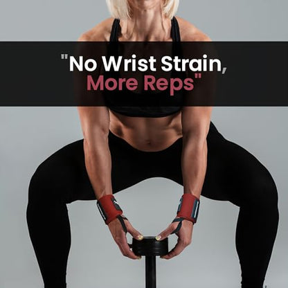18" OG-Grade Wrist Wraps for Weightlifting – Heavy Duty Wrist Support with Thumb Loop & Lockdown Strap – Wrist Straps for Powerlifting, Bench Press & Gym Training - color: Viva Her