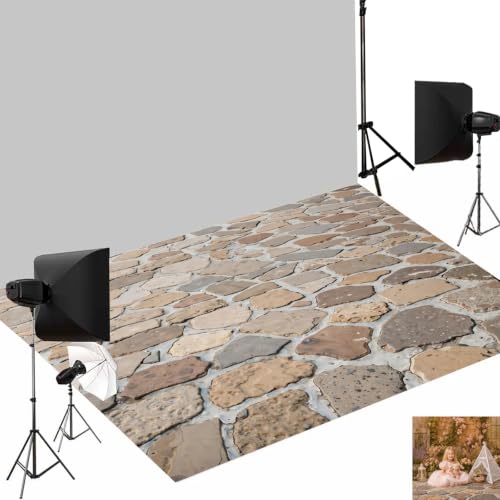 Kate Flagstone Photography Floor Mat, Rubber Studio Backdrop 5x4ft - color: Stone, size: 5x4ft
