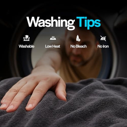 Crystal Clean XL (28x36) Car Drying Towel - 70/30 Korean Blend Car Towel with Double Twisted Loop, Professional Detailing Towel for Car Detailers - Quick Dry, Paint Safe & Swirl-Free