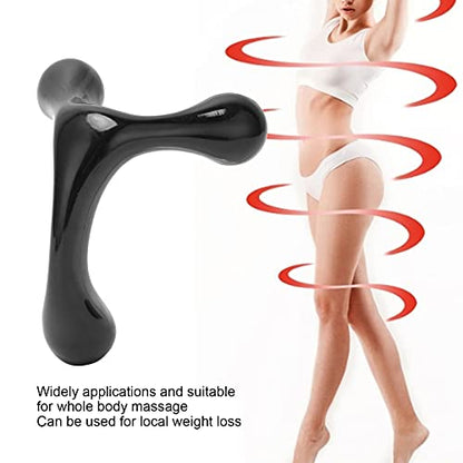 Deep Tissue Massage Tool, Portable 4-Legged Palm Fit Massager for Whole Body Relief from Soreness and Stress, Provides Powerful Lymphatic detoxification and Fat Dispersion