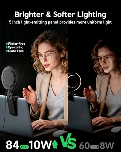 2 Pack Zoom Lighting for Computer, Laptop, Monitor & Webcam - color: BACK 2 PSC