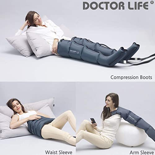 Full Body Recovery System : Sequential Air Compression Device, Foot and Leg Recovery Boots, Arm and Waist, Improved Blood Circulation and Fast Recovery (SP-2000, XL) - color: 04. White (Sp-2000 Full Body), size: 2. Legs (XL)