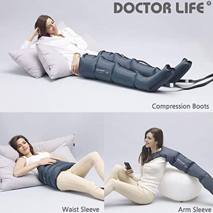 Full Body Recovery System : Sequential Air Compression Device, Foot and Leg Recovery Boots, Arm and Waist, Improved Blood Circulation and Fast Recovery (SP-2000, XL) - color: 04. White (Sp-2000 Full Body), size: 2. Legs (XL)