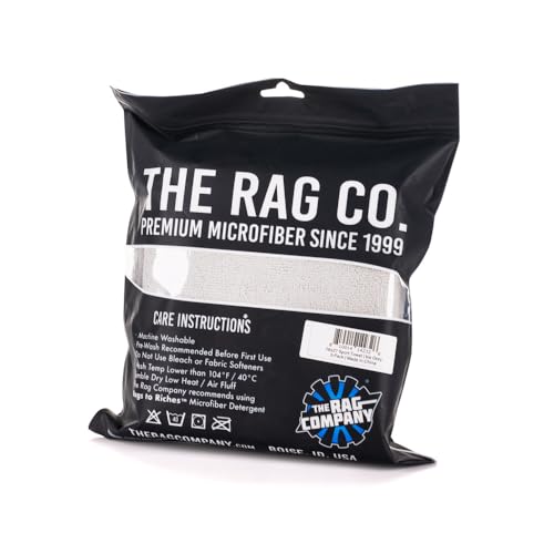 The Rag Company - Sport & Workout Towel - Gym, Exercise, Fitness, Spa, Ultra Soft, Super Absorbent, Fast Drying Premium Microfiber, 320gsm, 16in x 27in (3-Pack) (Ice Grey)