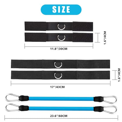 Davllin Volleyball Training Equipment,Volleyball Pass Aid Resistance Band,Elastic Rope Exercise Resistance Bands,Resistance Belt Set for Agility, Serving, Arm Swing Passing Training