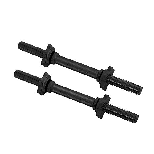CAP Barbell 14" Regular Dumbbell Handles | Multiple Options - color: Black - Pair, style: Threaded w/Collars